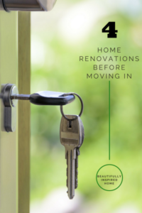 fixes before move in day